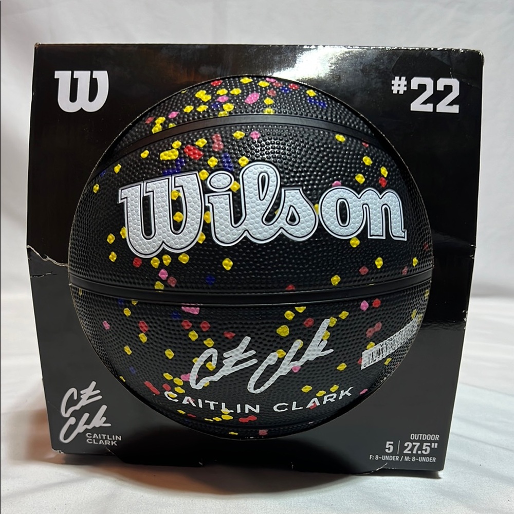 Wilson Signature Basketball with Colorful Accents
